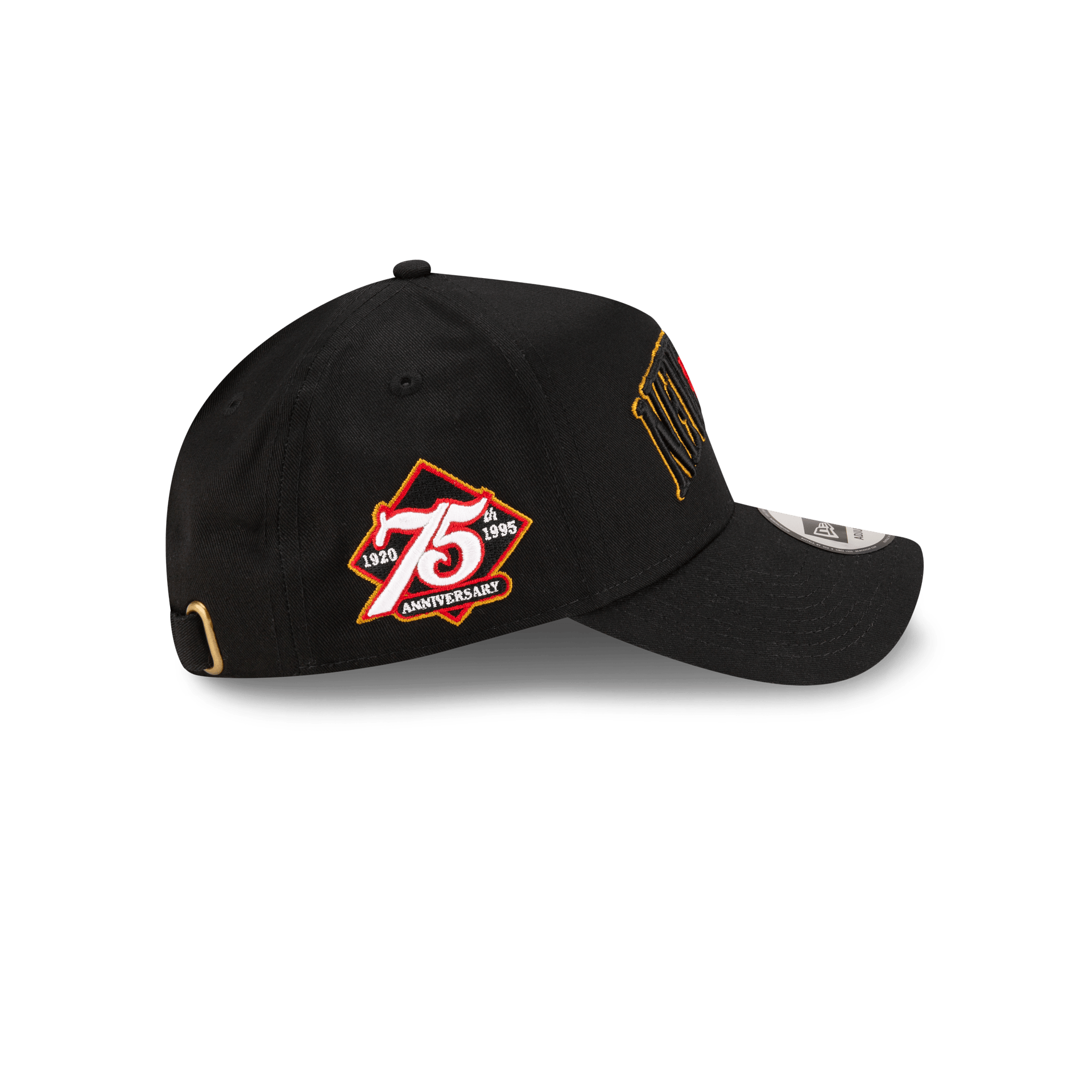 75th Retro Black 9FORTY A-Frame Adjustable Hat