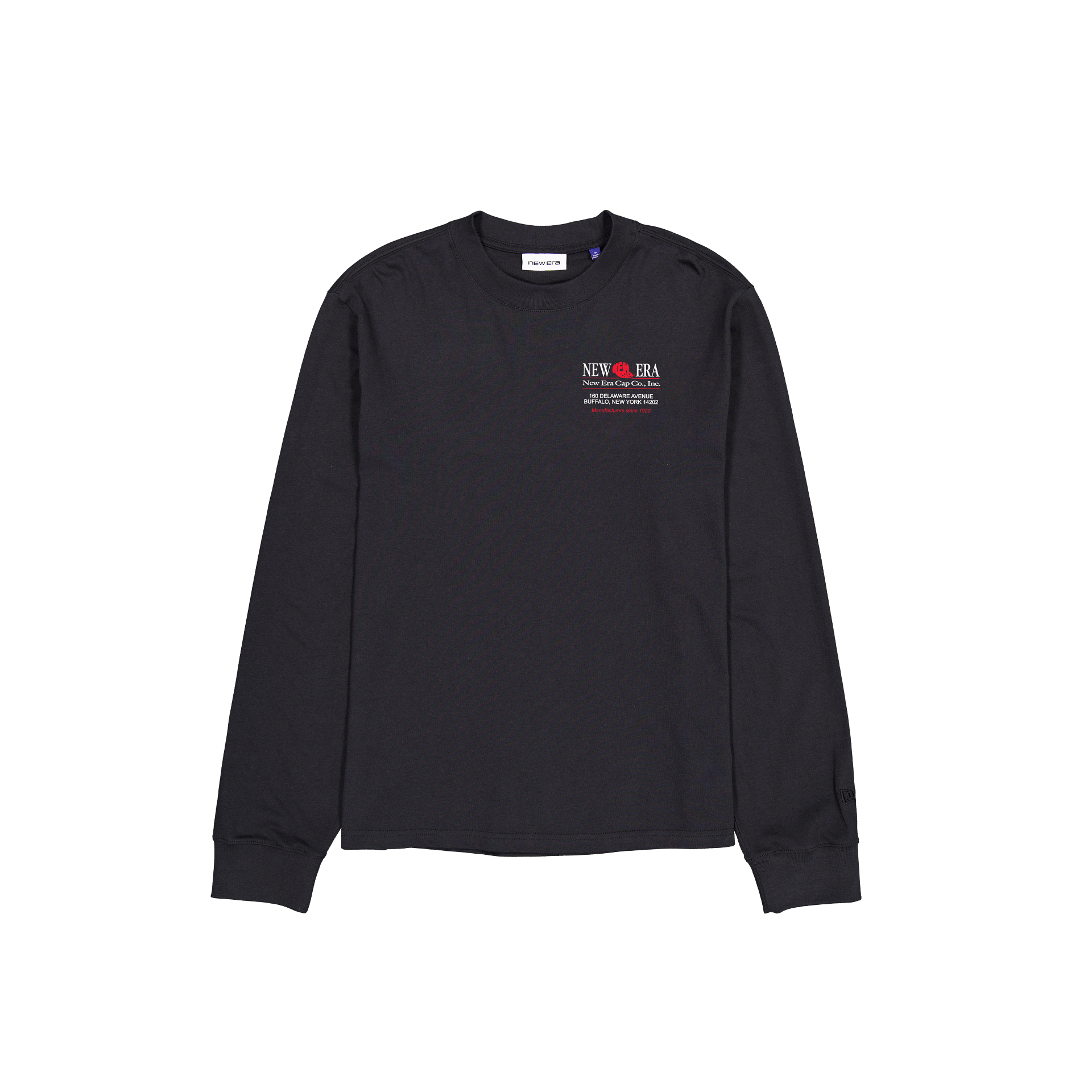 Sized Graphic Black Long Sleeve T-Shirt
