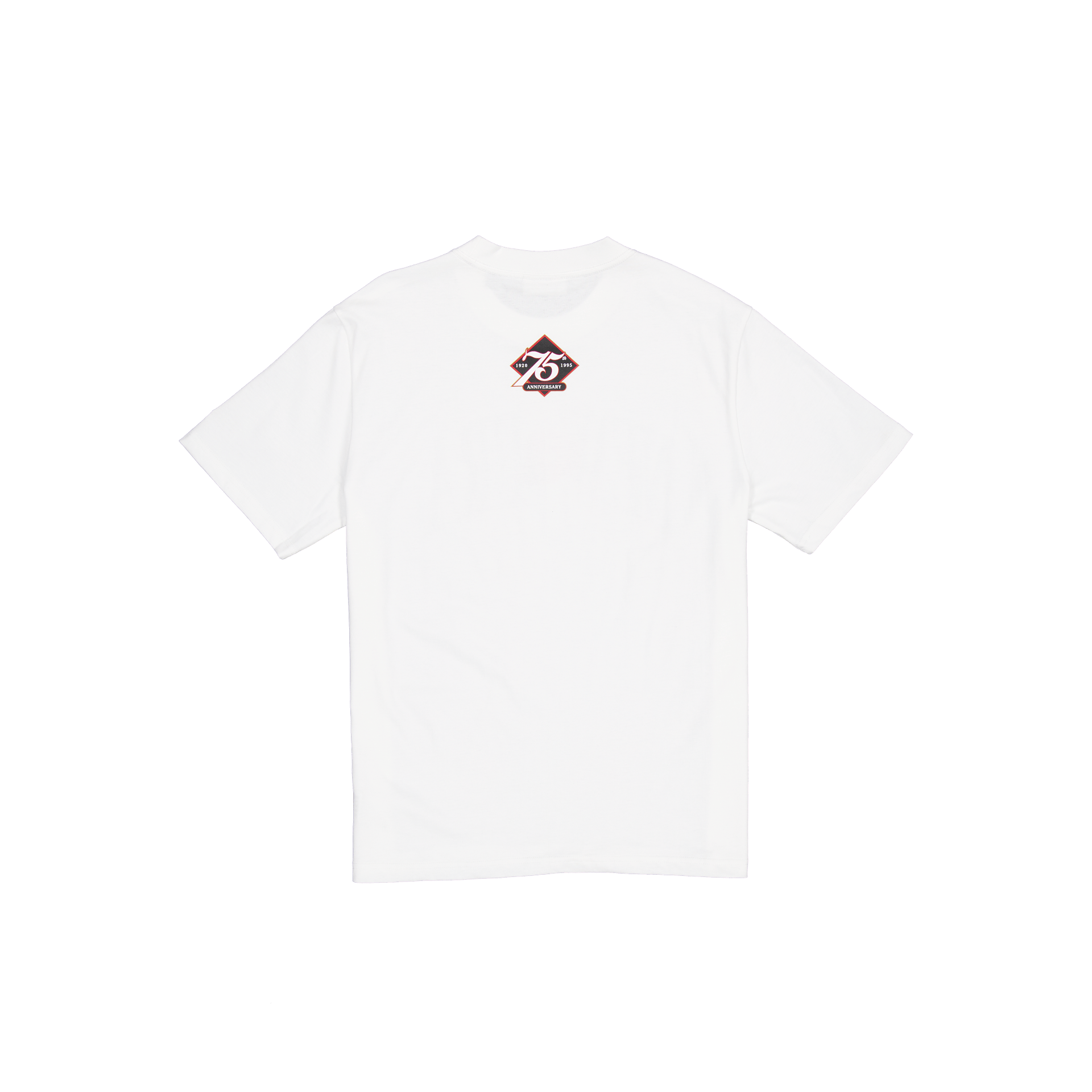 75th Retro College White T-Shirt