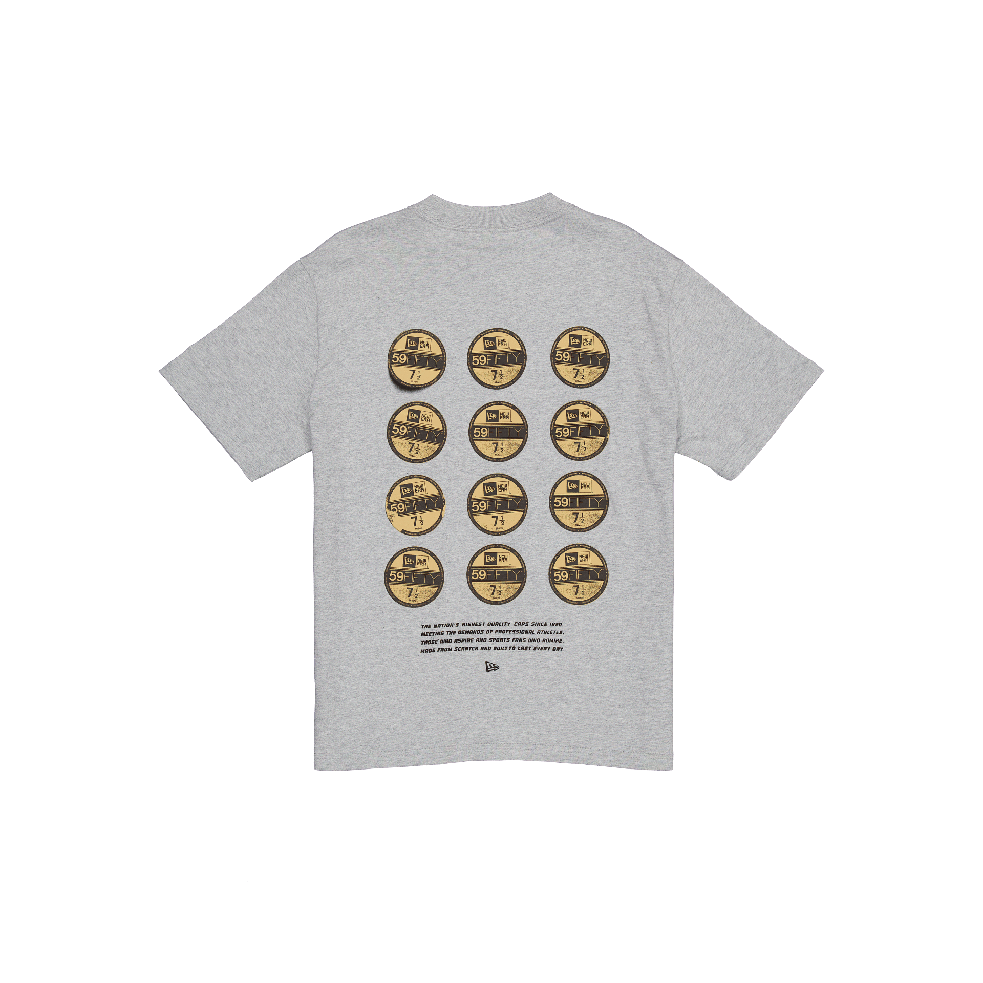 Medallion Graphic Heather Gray T-Shirt