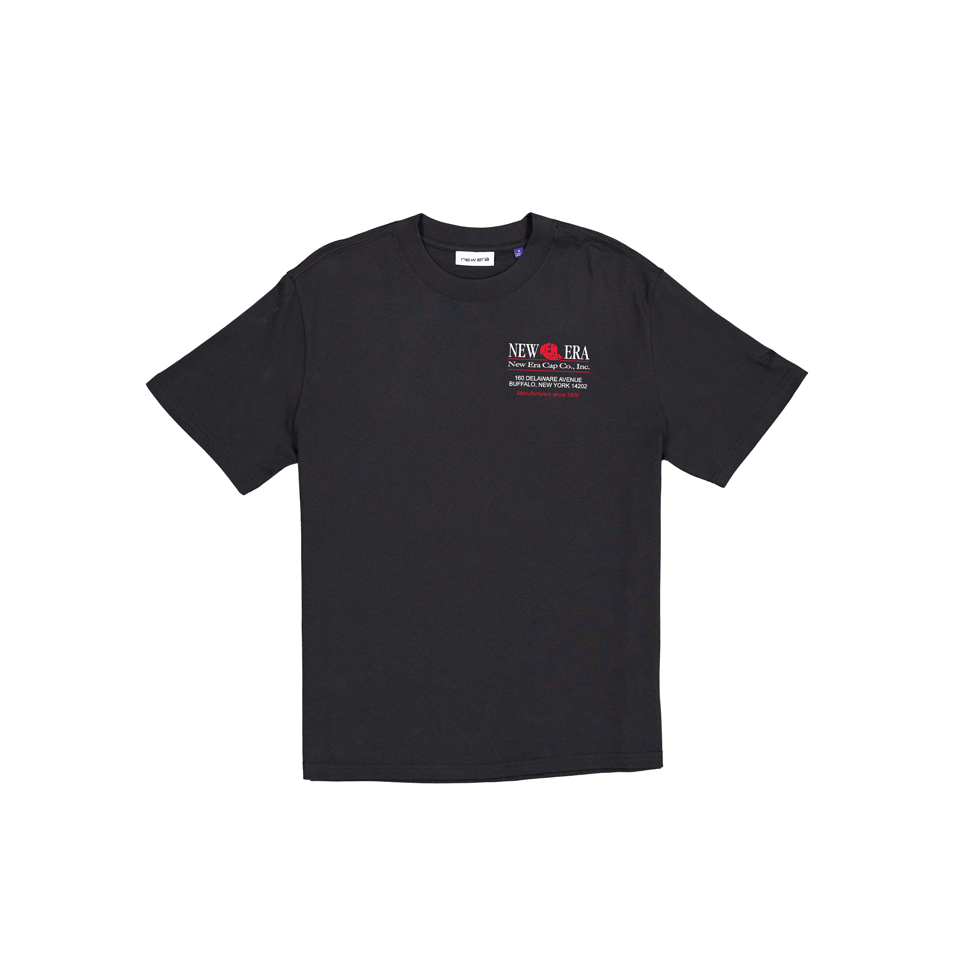 Sized Graphic Black T-Shirt