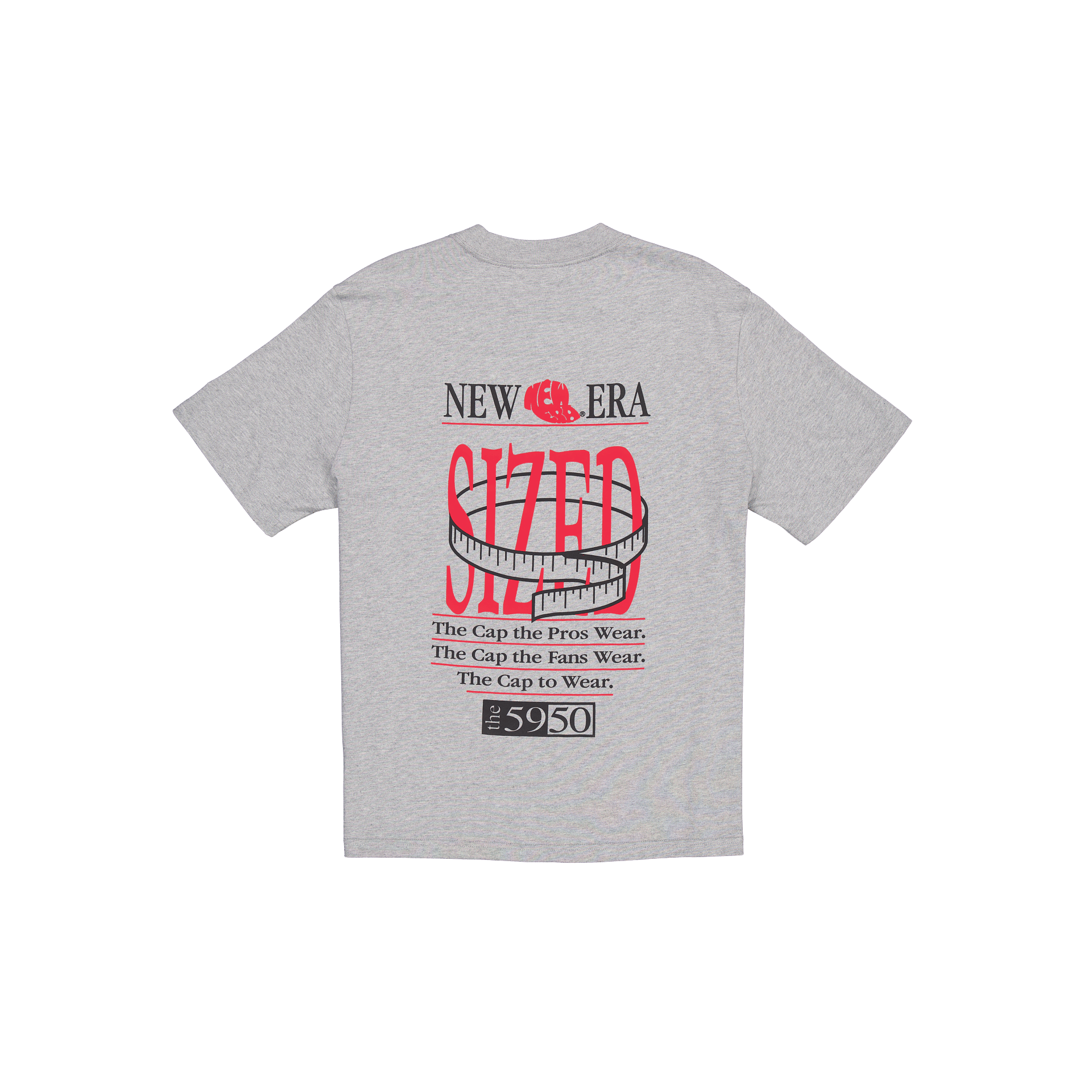 Sized Graphic Heather Gray T-Shirt