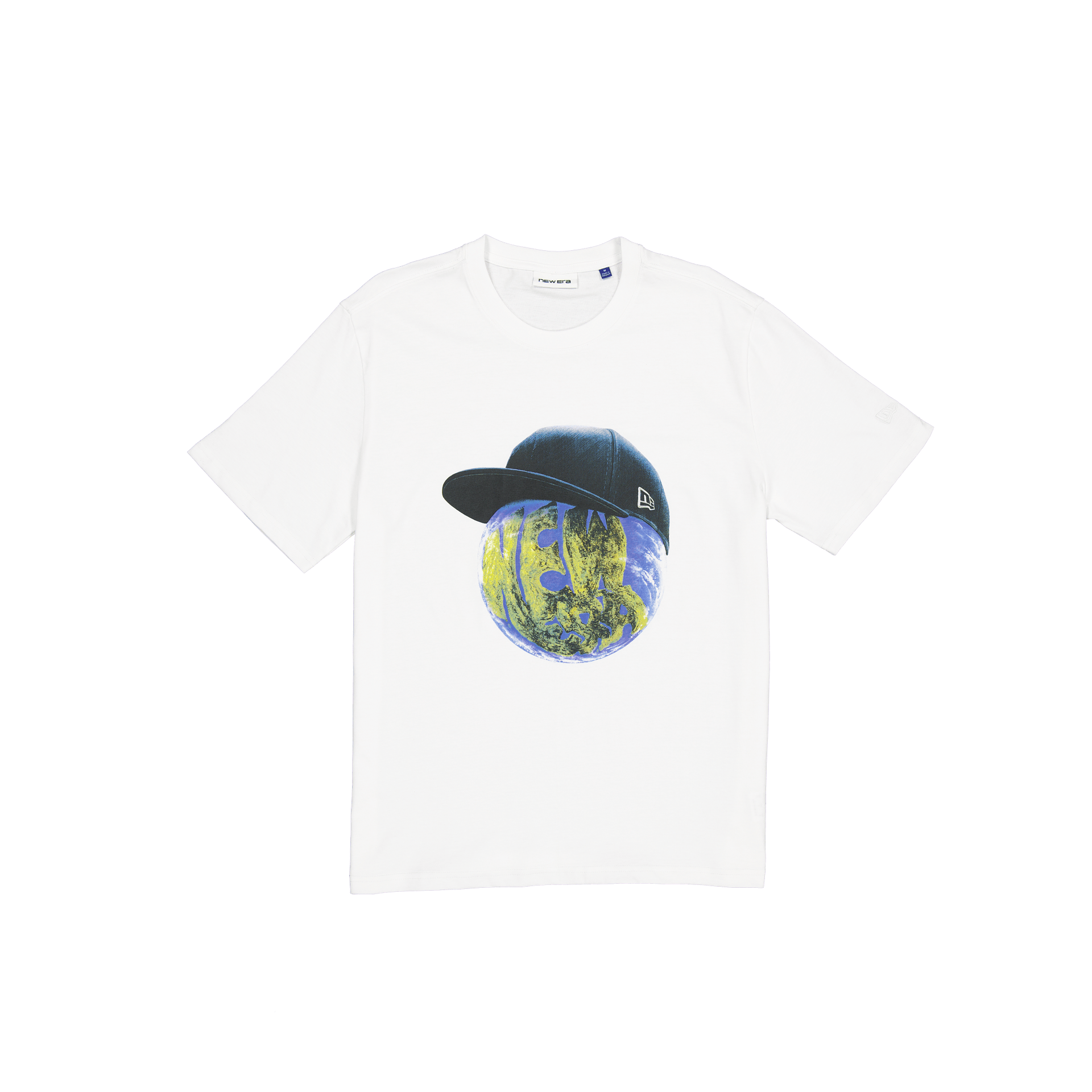 World Graphic Optic White T-Shirt