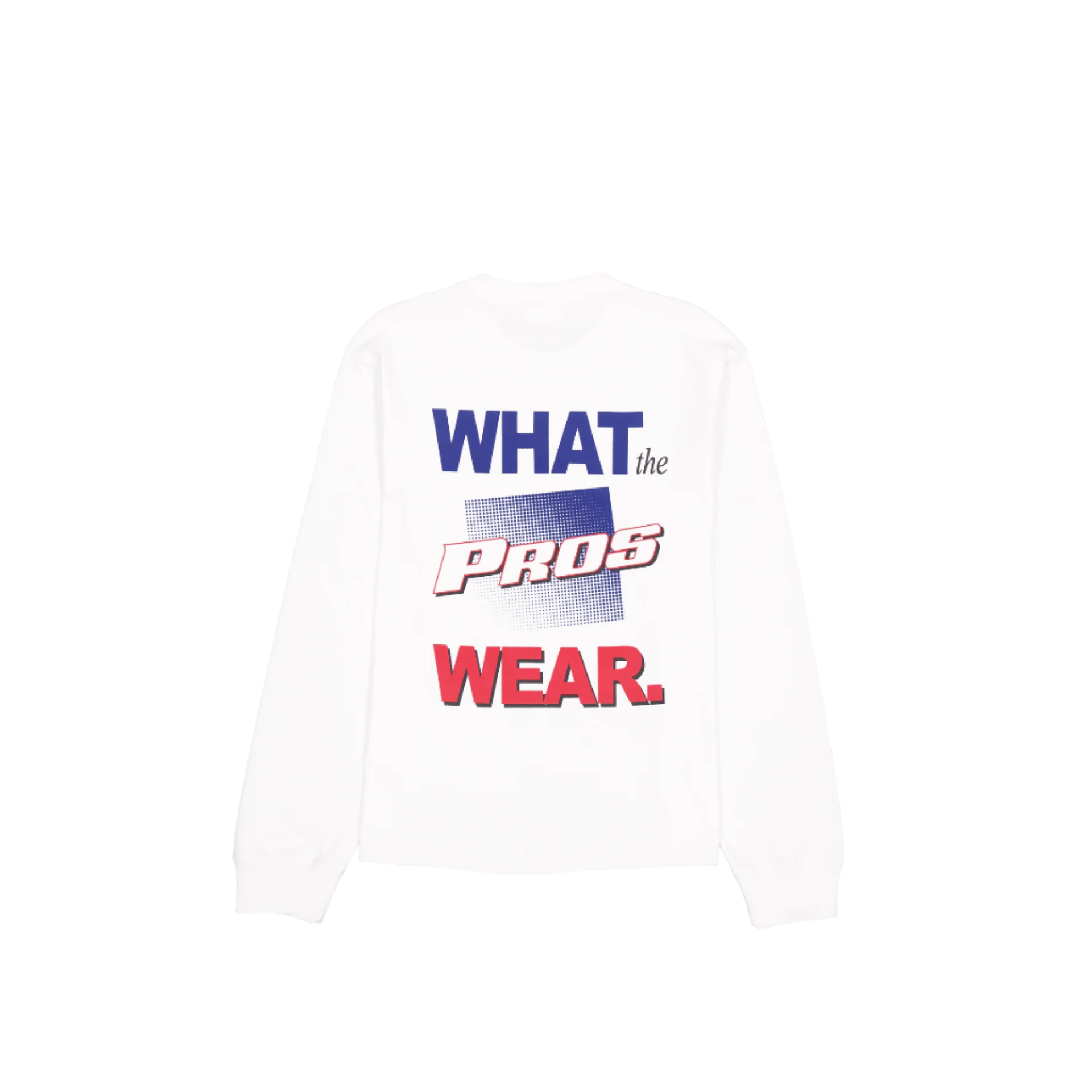 Go Pro Graphic College White Long Sleeve T-Shirt