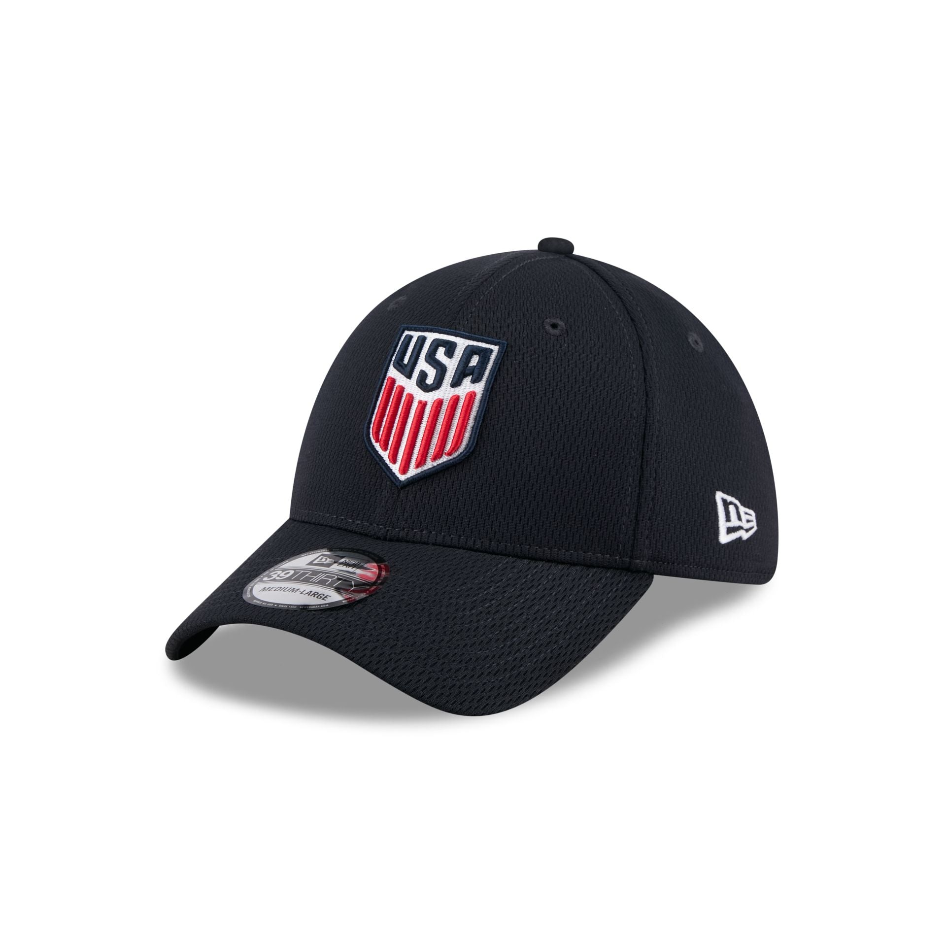US Soccer Men's National Team Rear Wordmark 39THIRTY Stretch Fit Hat