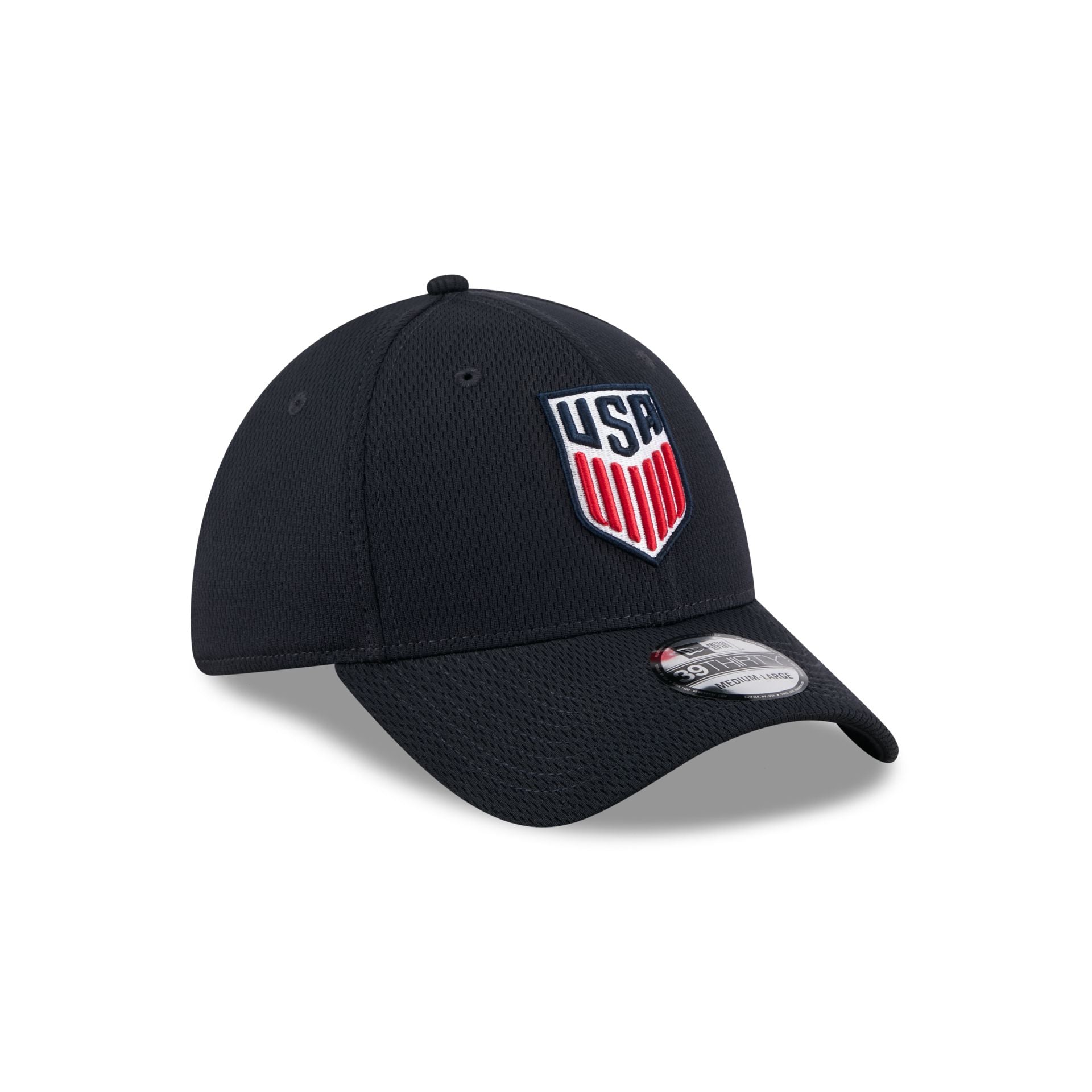 US Soccer Men's National Team Rear Wordmark 39THIRTY Stretch Fit Hat
