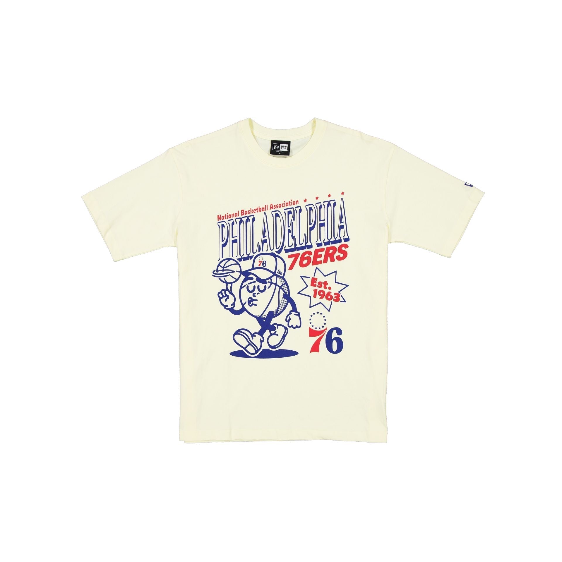 Philadelphia 76ers Sport Classics Chrome White T-Shirt