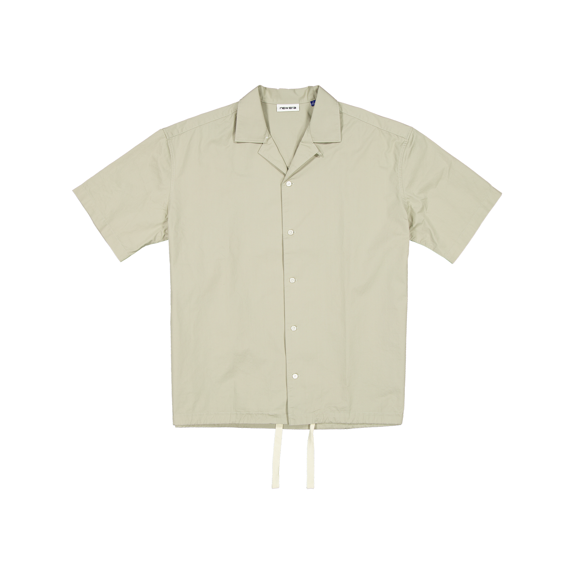 New Era Branded Resort Abbey Stone Open Collared Shirt