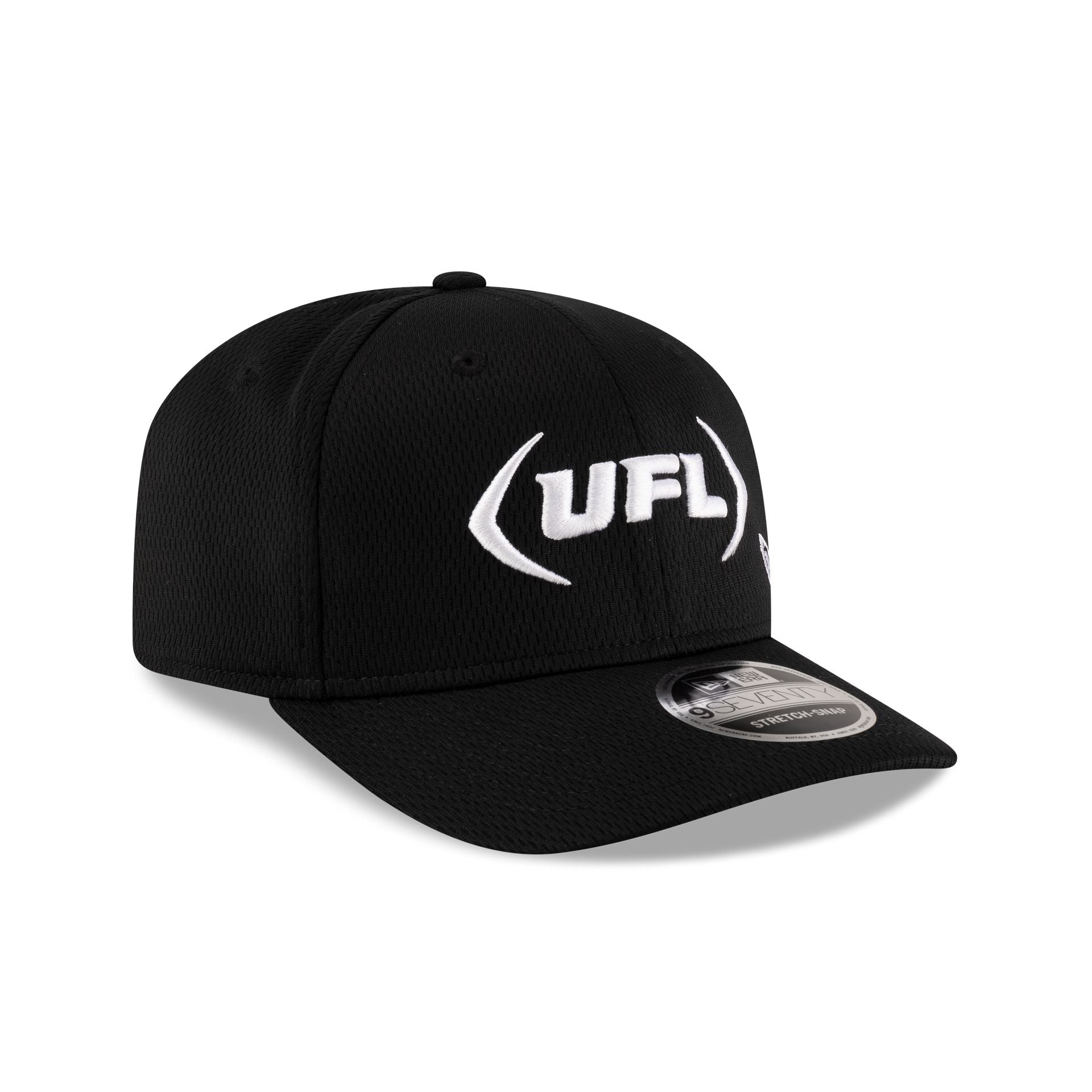 UFL Black 9SEVENTY Stretch-Snap Hat
