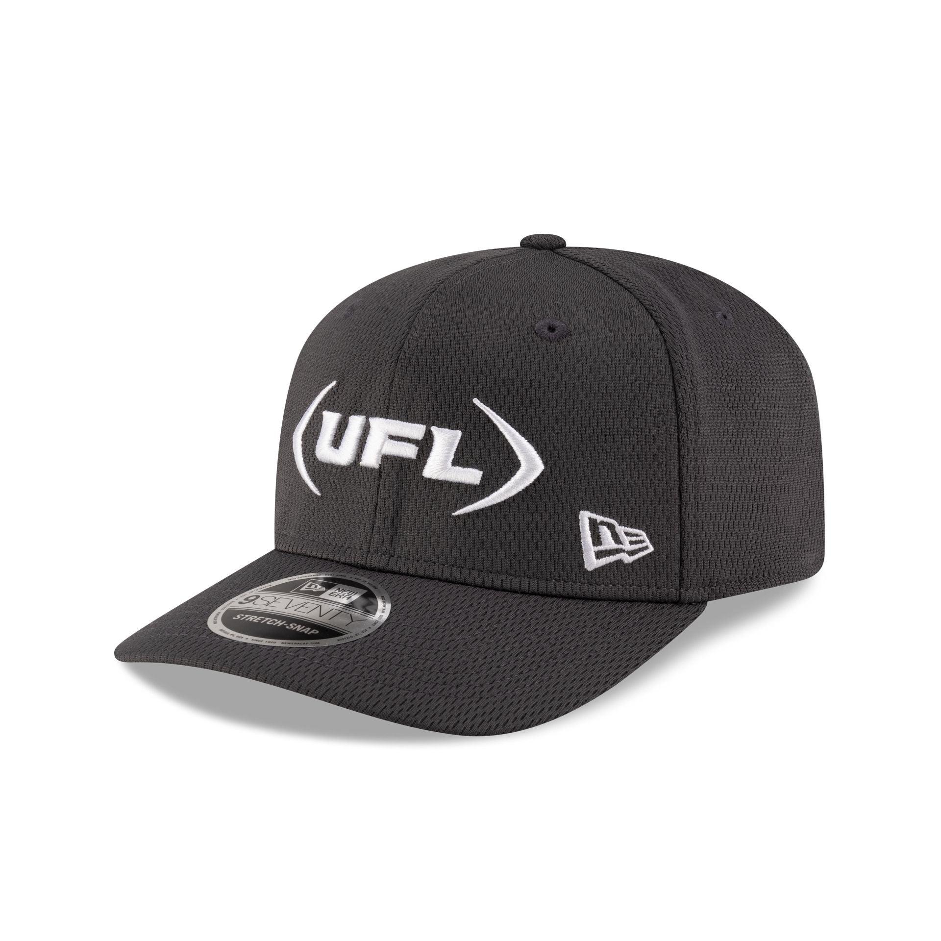 UFL Gray 9SEVENTY Stretch-Snap Hat