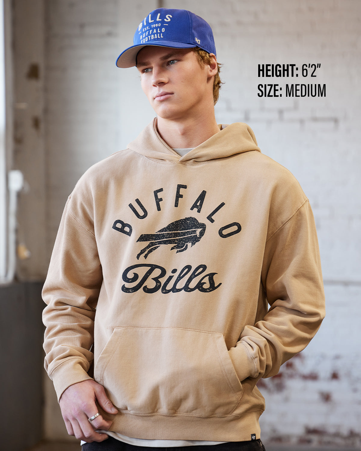 ALABAMA CRIMSON TIDE DUSTED BOWLINE '47 FOUNDATION RIVER HOODIE