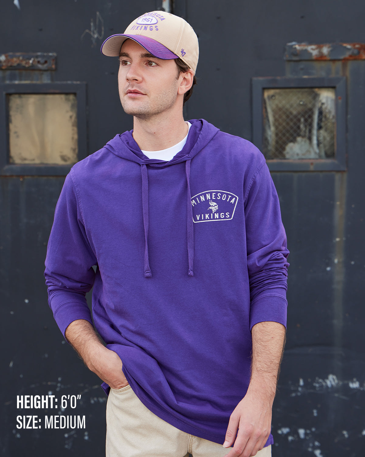 WISCONSIN BADGERS DUSTED OVERHAND '47 RIVER JERSEY HOOD