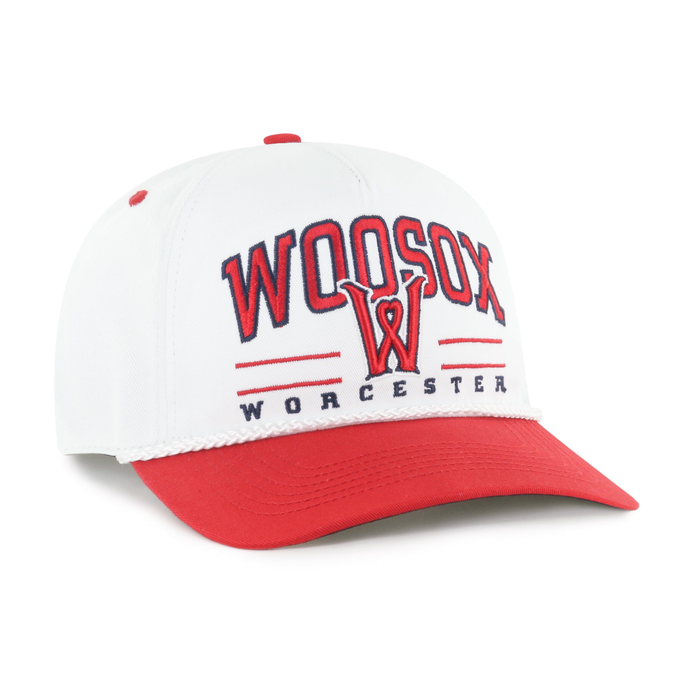 WORCESTER RED SOX ROSCOE ROPE TWO TONE '47 HITCH