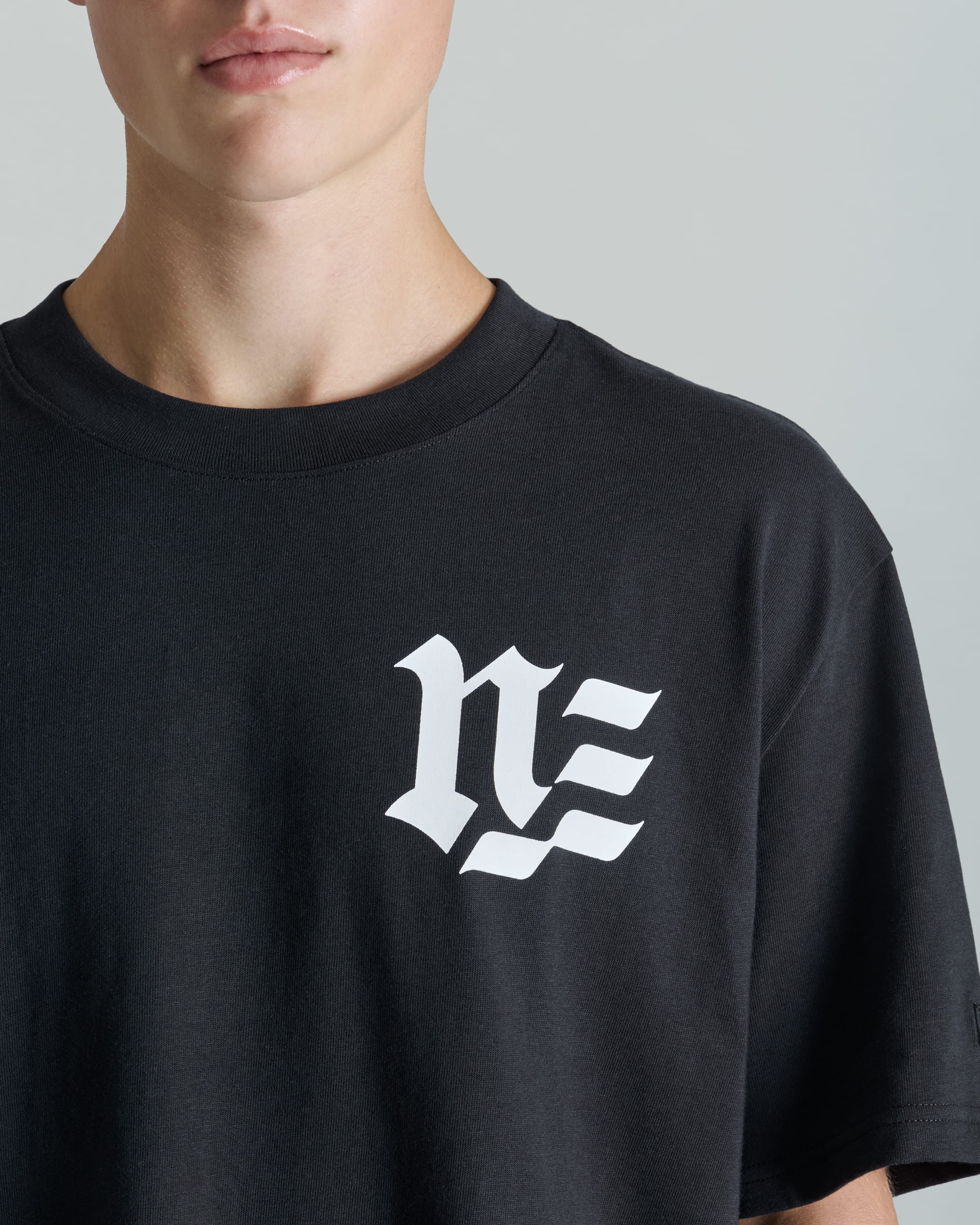 Blackletter Graphic Black T-Shirt