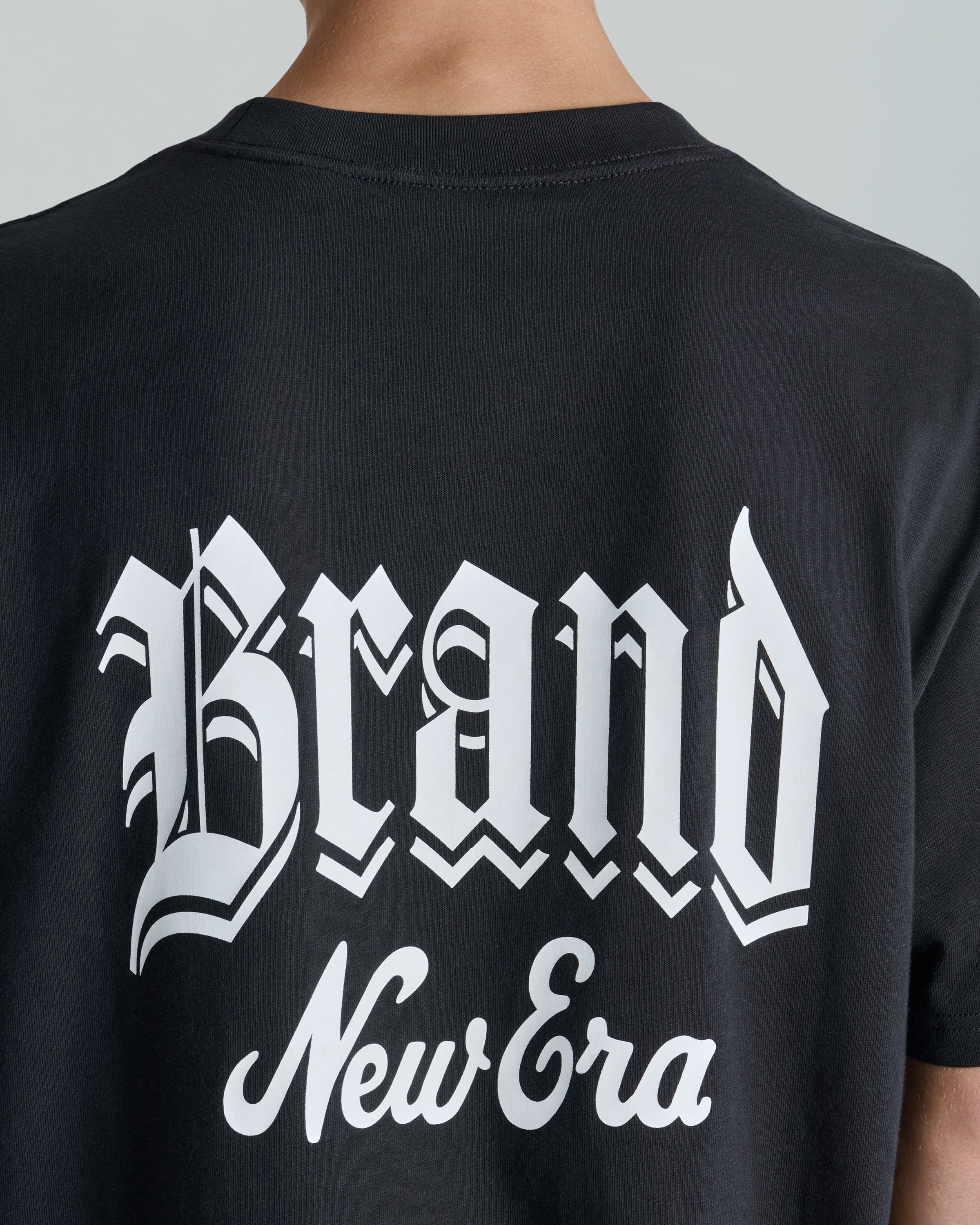 Blackletter Graphic Black T-Shirt