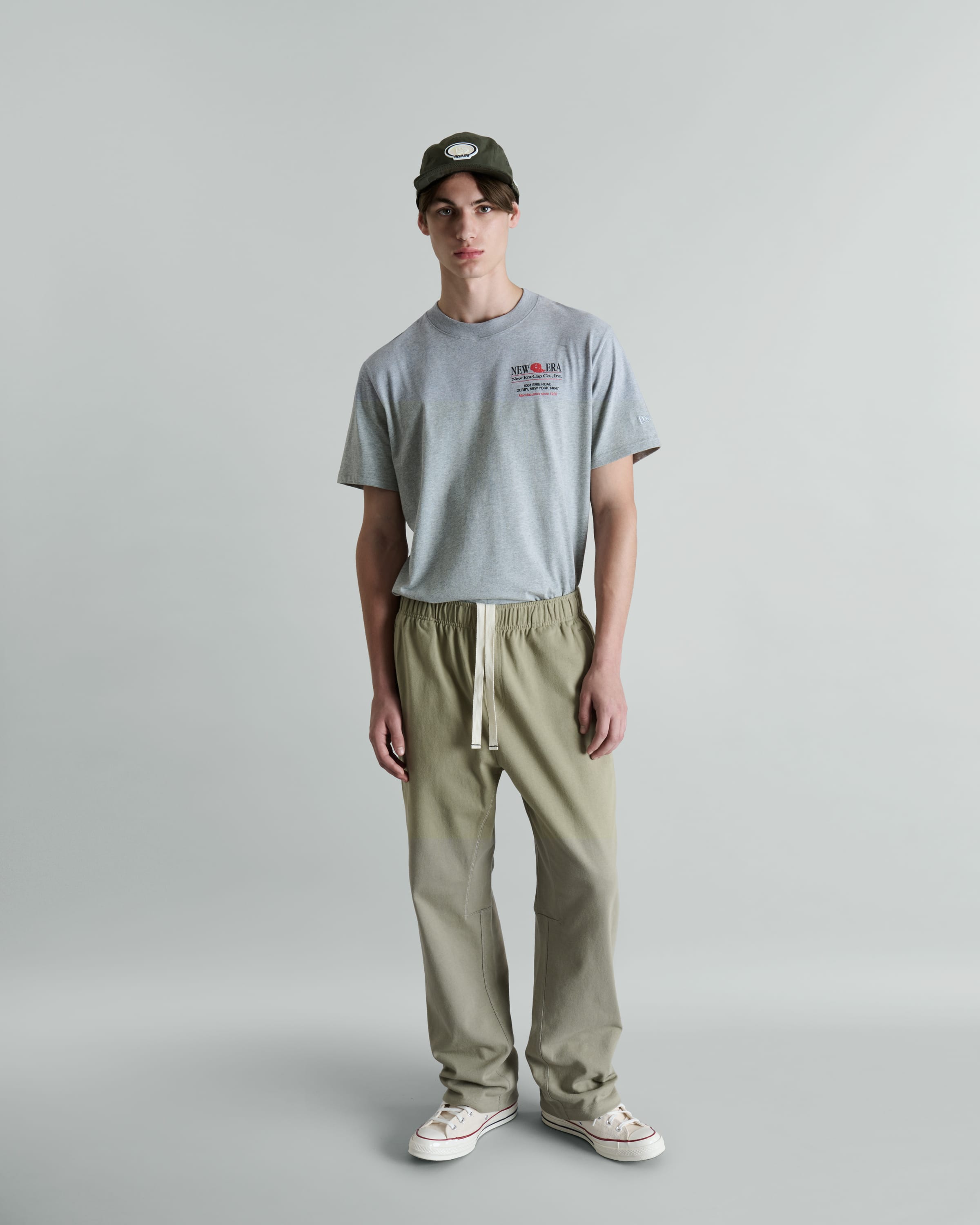 Sized Graphic Heather Gray T-Shirt