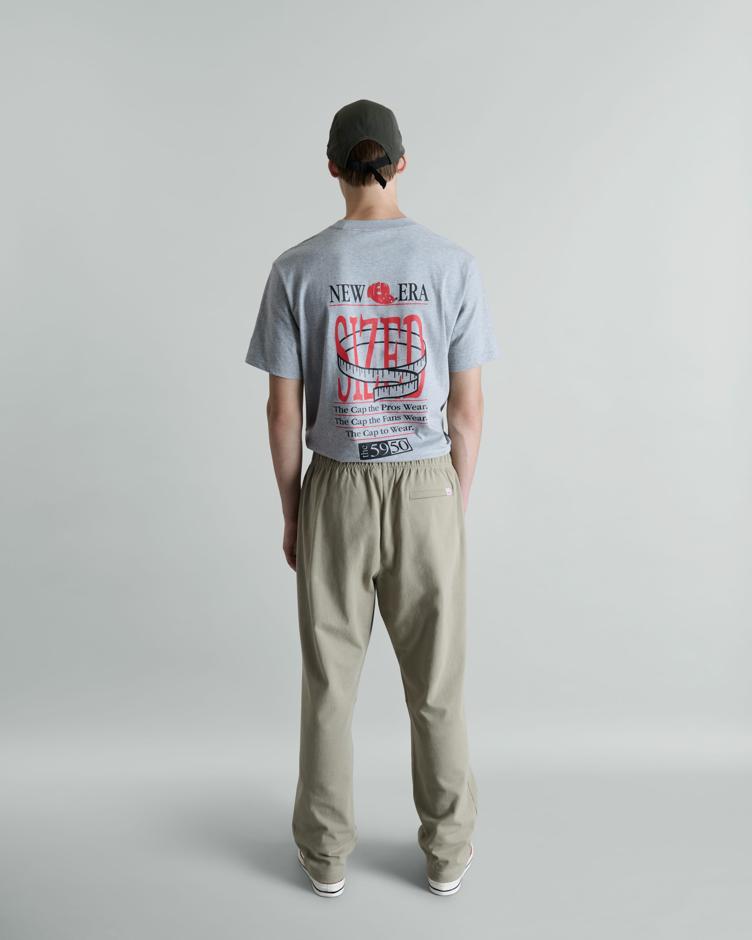 Sized Graphic Heather Gray T-Shirt